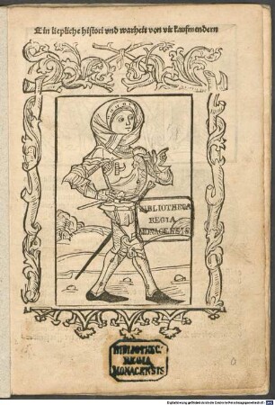 Ein liepliche histori vnd warheit von vir kaufmendern