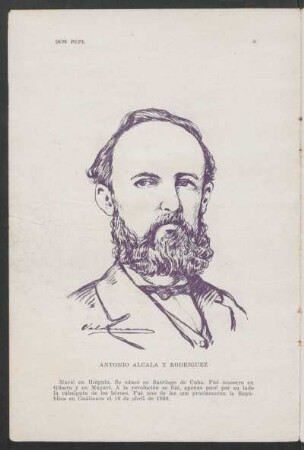 [Retrato de] Antonio Alcala y Rodriguez