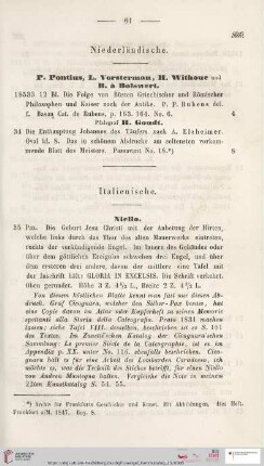 Niederländische (Nr. 33 - 34)