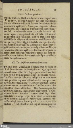 VIII. De Scoto quodam