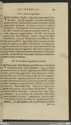 VIII. De Scoto quodam