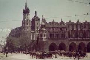 Krakau, Großer Marktplatz mit Tuchhallen
