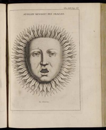 tom. XIII. Pag. 280. Apollon rendant des Oracles.