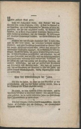 Unsern gnädigen Gruß zuvor