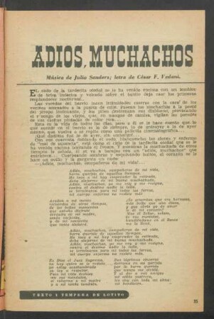 Adiós, muchachos