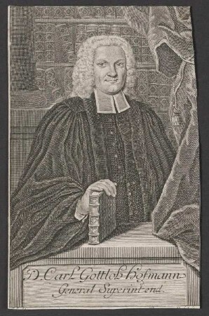 Porträt Karl Gottlob Hofmann (1703-1774)