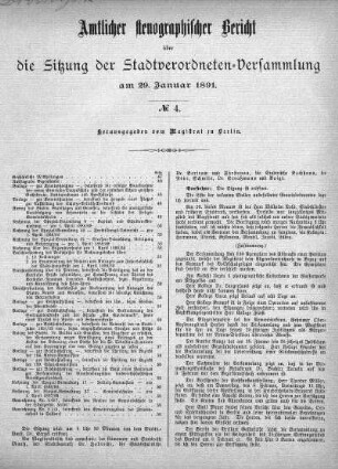 No. 4, 29. Januar 1891