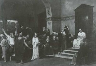 Christus vor Pilatus (Farbskizze)