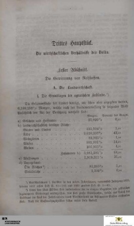 Erster Abschnitt. Die Gewinnung von Rohstoffen