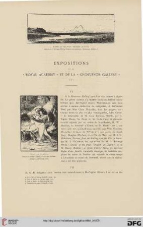 7: Expositions de la "Royal Academy" et de la "Grosvenor Gallery", [3]