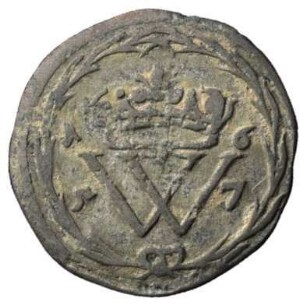 Fundmünze, 1 Albus, 1657