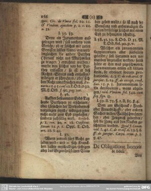 De Obligatione honoris & fidei. Von Verstrickung bey Treu und Ehren. I. 40