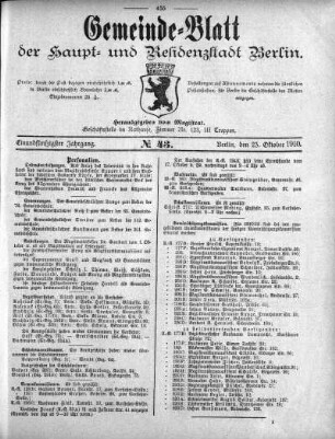 1910,43: No. 43, 23. Oktober 1910