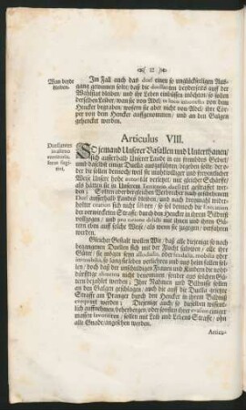 Articulus VIII.