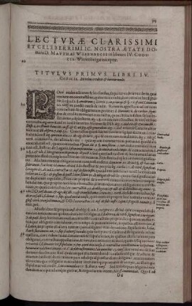 Titulus Primus Libri IV. Codicis De rebus creditis & iureiurando.
