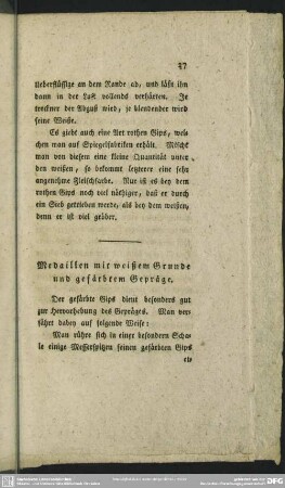 Medaillen mit weißem Grunde und gefärbtem Gepräge