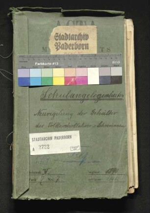 Schulangelegenheiten: Neuregelung der Gehälter der Volksschullehrer und Lehrerinnen