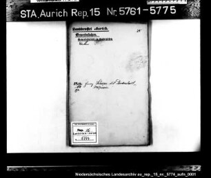 Hausierkonzessionen und -gesuche: Franz Schope aus Duderstadt, Musikaufführungen