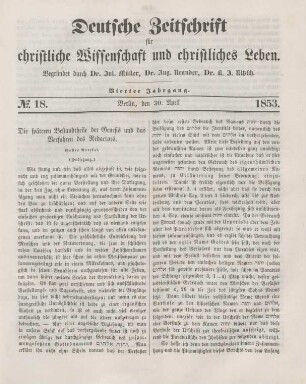 139-146 Die späteren Bestandtheile der Genesis und das Verfahren des Redactors : Fortsetzung