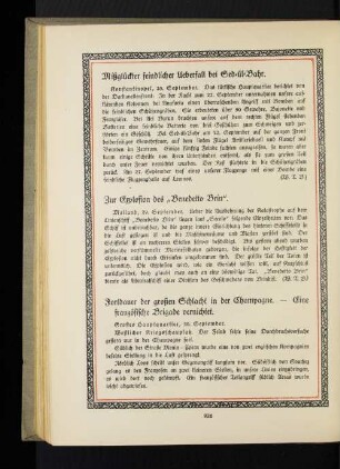 Mißglückter feindlicher Ueberfall bei Sed=ül=Bahr.