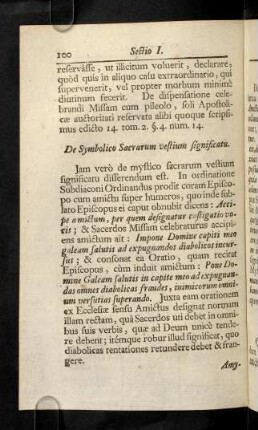 100-109, De Symbolico Sacrarum vestium significatu. Jam vero de ...