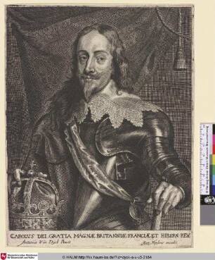 Carolus [Porträt des Königs Karl I. von England; Charles I.; Portret van koning Karel I van Engeland]