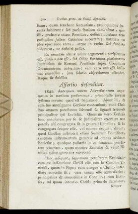 Assertio defenditur.