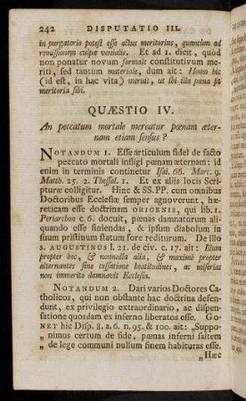 242-266, Quaestio 4.; Quaestinculae.