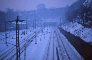 Stuttgart Nord Gleisanlagen Südportal Pragtunnel Ferngleis