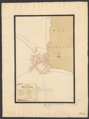 Plan de Belle Isle