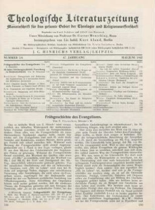 129-136 Frühgeschichte des Evangeliums