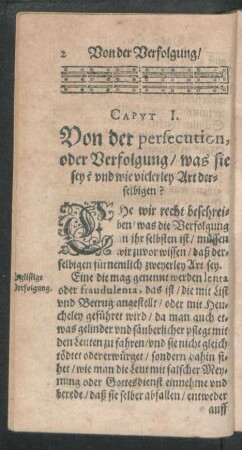 Von der Verfolgung