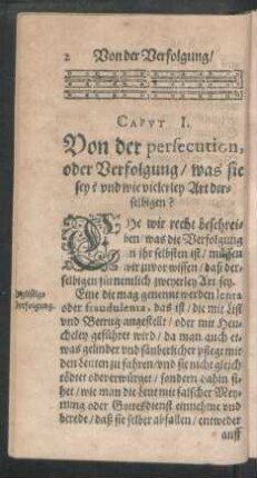 Von der Verfolgung