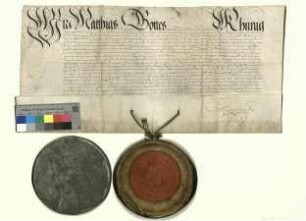 König Matthias II. bestätigt die Landesprivilegien des Markgraftums Niederlausitz.