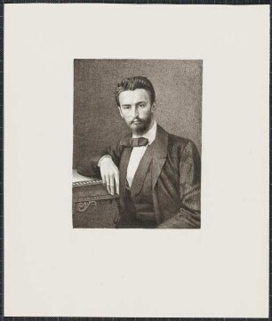 Icones Professorum Marpurgensium — Bildnis des Philipp Jakob Wilhelm Henke (1834-1896)