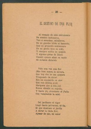 El destino de una flor