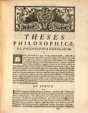 Theses philosophicae