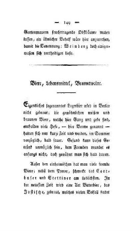 Biere, Lebensmittel, Branntweine
