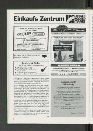 Redaktionelle Mitteilung