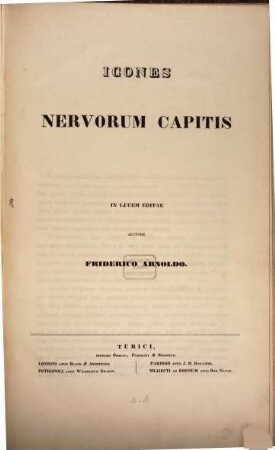 Icones Nervorum Capitis