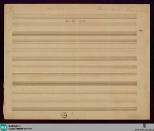 Barcarole - Mus. Hs. 1323 : harmonium; G