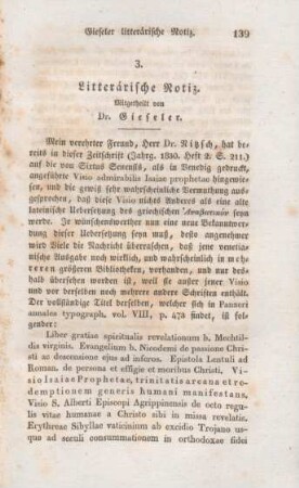 139-140 Litterarische Notiz