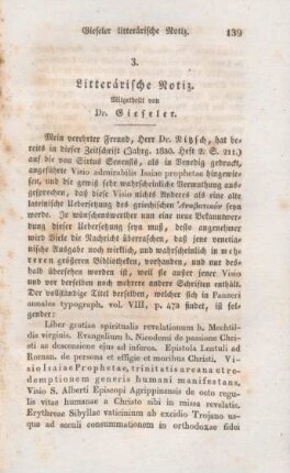 139-140 Litterarische Notiz