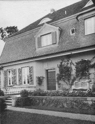 Landhaus Karl Zöllner, Berlin-Schmargendorf: Hauseingang