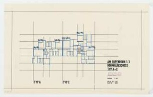 Wohnhäuser Am Rupenhorn 1-3, Berlin-Westend: Grundriss 1:200