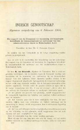 Algemeene vergadering van 6 Februari 1900