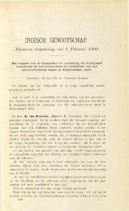 Algemeene vergadering van 6 Februari 1900