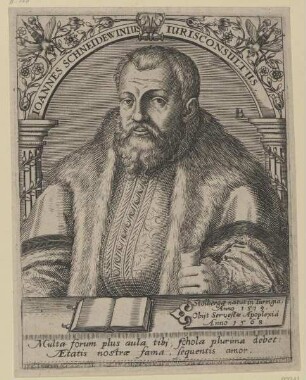 Bildnis des Ioannes Schneidewinius