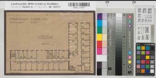Hamm, Finanzamt, 2. Obergeschoss, Grundriss, Belegungsplan, Bl. 4