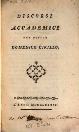 Discorsi accademici